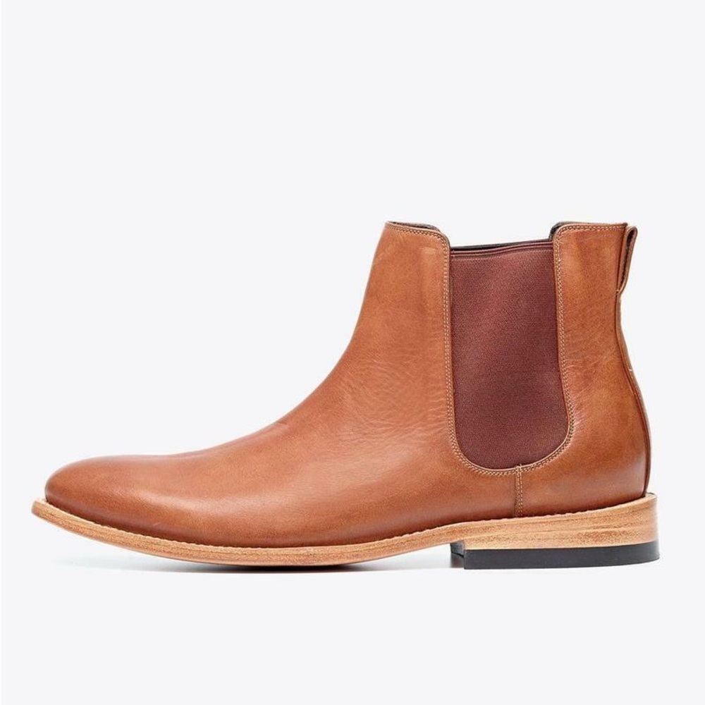 Nisolo Chelsea Boot, 12, Saddle Brown